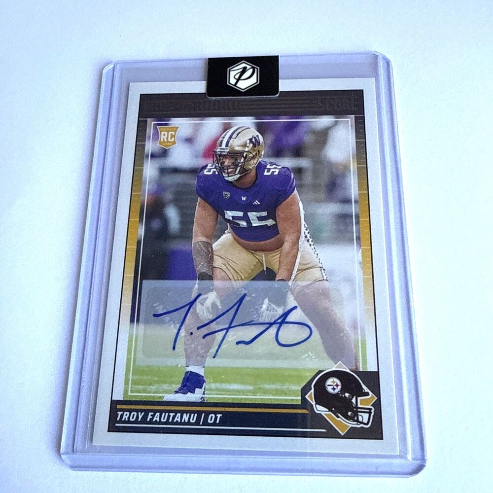 2024 Score - Rookies Troy Fautanu #333 Signatures (AU, RC)